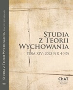 Sources of Teacher Efficacy Questionnaire: Psychometric characteristics of Polish adaptation Cover Image