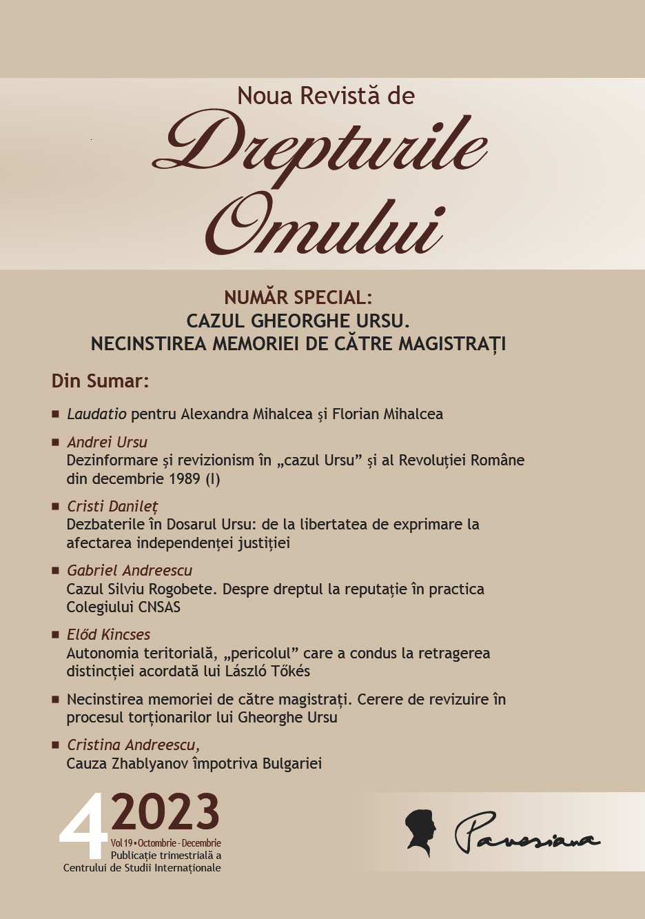 Necinstirea memoriei de către magistrați. Cerere de revizuire în procesul torționarilor lui Gheorghe Ursu