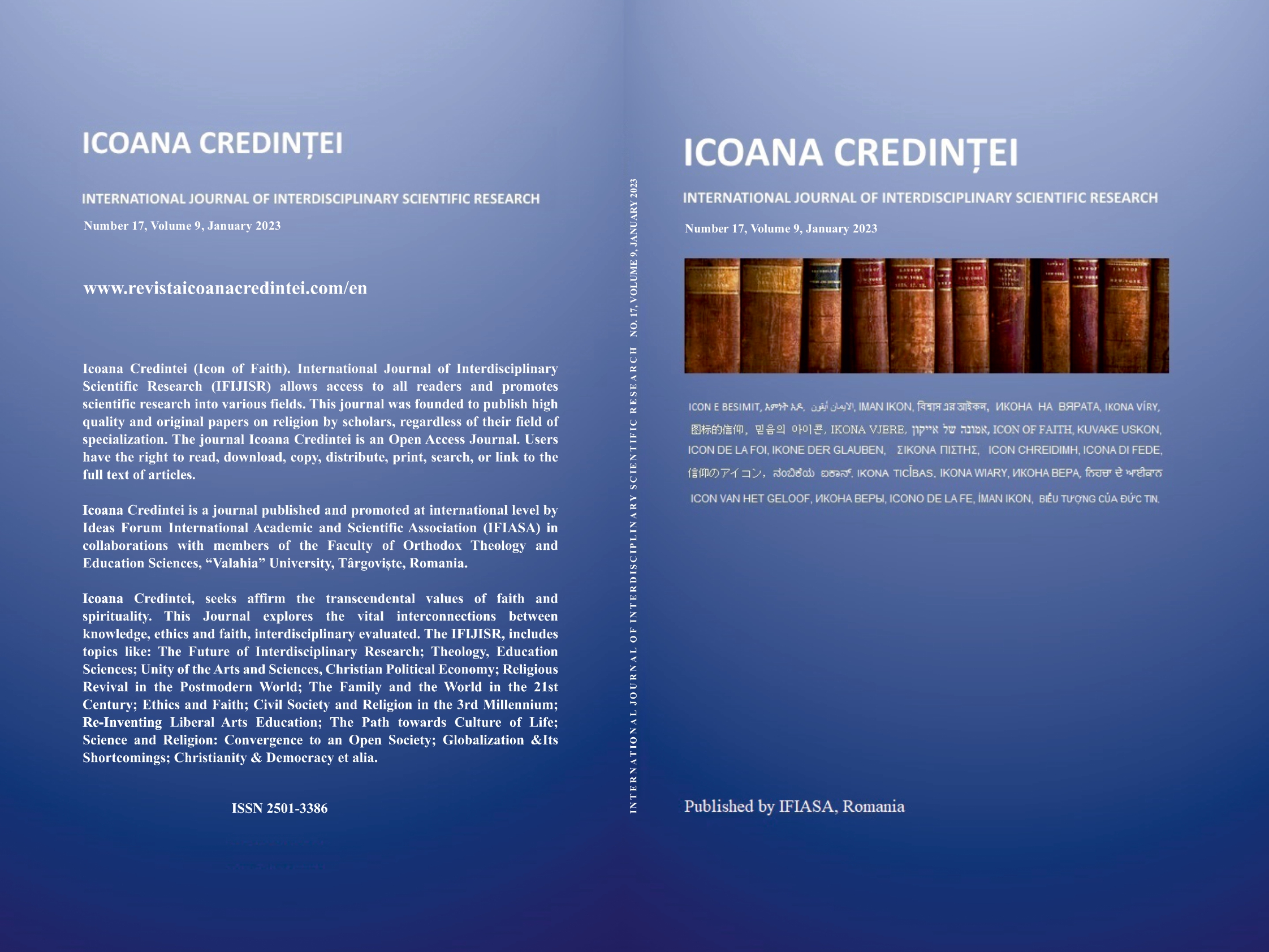 A BRIEF PRESENTATION OF THE ARGUMENTS IN FAVOR OF THE VENERATION OF ICONS IN THE FIRST ICONOCLASM Cover Image