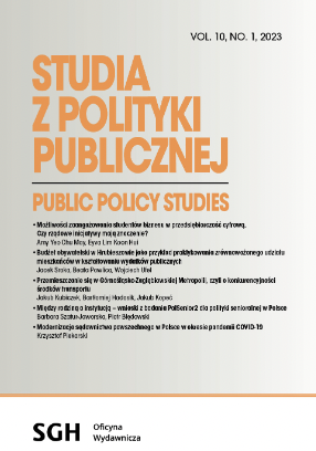 Participatory Budgeting in Hrubieszów, Poland, as an Example of Residents’ Sustainable Participation in Shaping Public Expenditure