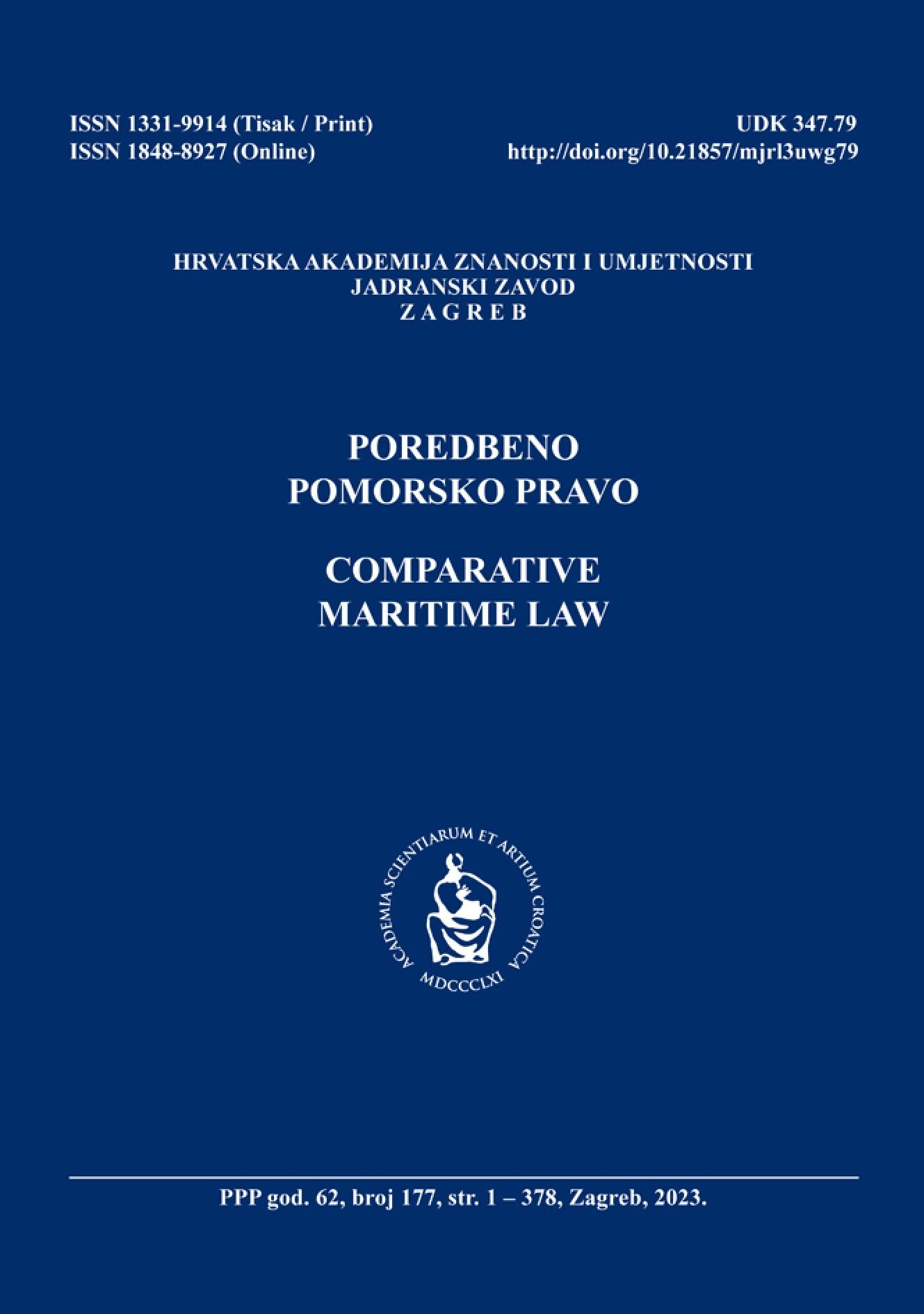 Posebnosti ugovaranja leasinga plovila u pravnom prometu u Republici Hrvatskoj