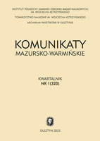 Two wills of the castellan of Chełmno, Andrzej Teodor Grabowski Cover Image