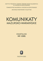 Nowożytne obiekty sepulkralne w kościołach historycznej
Warmii (ok. 1500–ok. 1800)