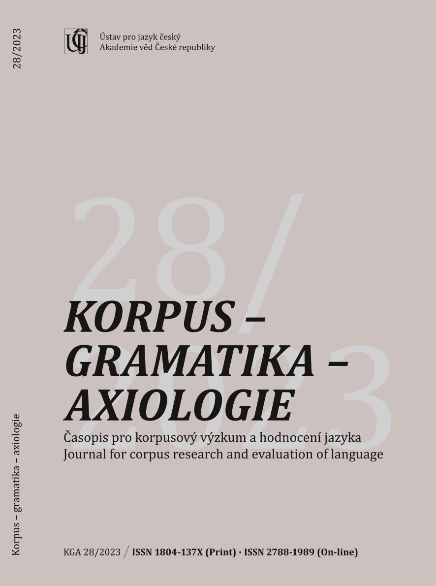 Kontext – komunikace – dialog
Suplementum časopisu Jazykovědného sdružení České republiky Cover Image
