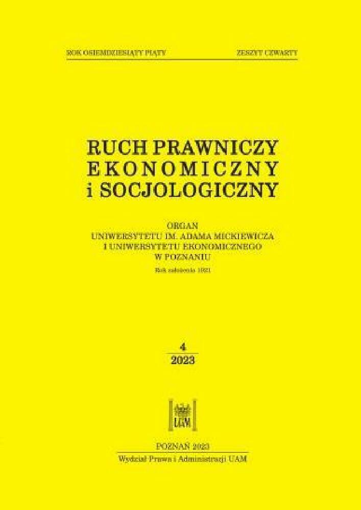 OSOBA PRAWNA
JAKO CZŁONEK ORGANU ZARZĄDZAJĄCEGO SPÓŁKI
W WYBRANYCH SYSTEMACH PRAWNYCH