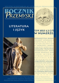OBITUARY IN THE FIRST HALF OF THE 19TH CENTURY ‒ GENOLOGICAL APPROACH. PROLEGOMENA (BASED ON KRAKOW FUNERAL NOTICES) Cover Image