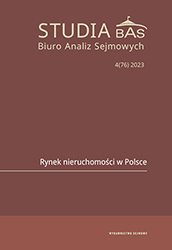 Diagnosis and assessment of selected directions of changes in residential real estate taxation in Poland Cover Image