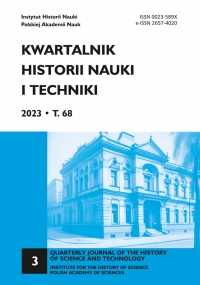 Działalność Pracowni Historii Nauk Przyrodniczych i Medycznych Instytutu Historii Nauki PAN w 2022 r.