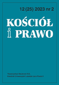 Freedom of Conscience as a Personal Right. Comments against the Background of Selected Jurisprudence of Polish Courts Cover Image