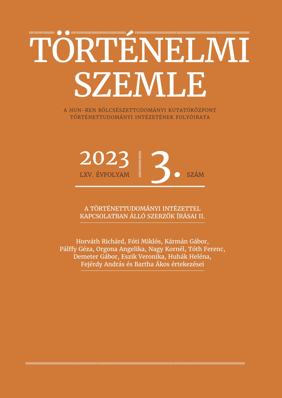 Identification of the Person and Career of Ali, sancakbeyi of Segedin and the Development of his Fiefdom (1567–1595) Cover Image