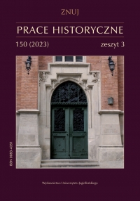 POST-PARTITION HISTORY OF POLAND IN STANISŁAW TARNOWSKI’S HISTORIOGRAPHIC-POLITICAL REFLECTION Cover Image