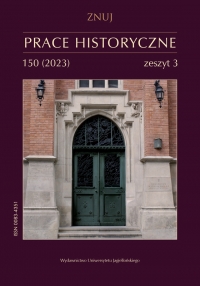 JEWS IN THE CITIES OF THE SANOK REGION AT THE END OF THE 18TH CENTURY – NUMBER, DISTRIBUTION, SOCIAL AND LEGAL STATUS Cover Image