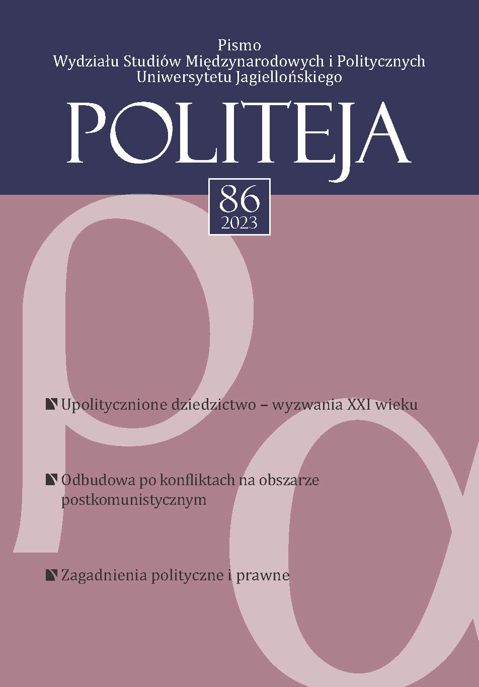 Protest  as  a  Form  of  Civic  Movement  in  Post-Conflict  Society  with  the  Example of the Republic of Serbia Cover Image