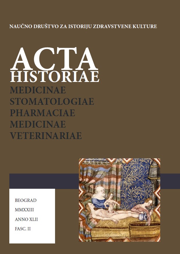 Antonius Merkel and Carolus Raissinger: Disputes regarding the medical treatment of patients in Sombor in 1775 Cover Image