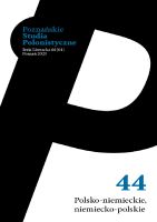 Jerzy Andrzejewski’s novel Ashes and Diamonds and the censorship in the GDR Cover Image