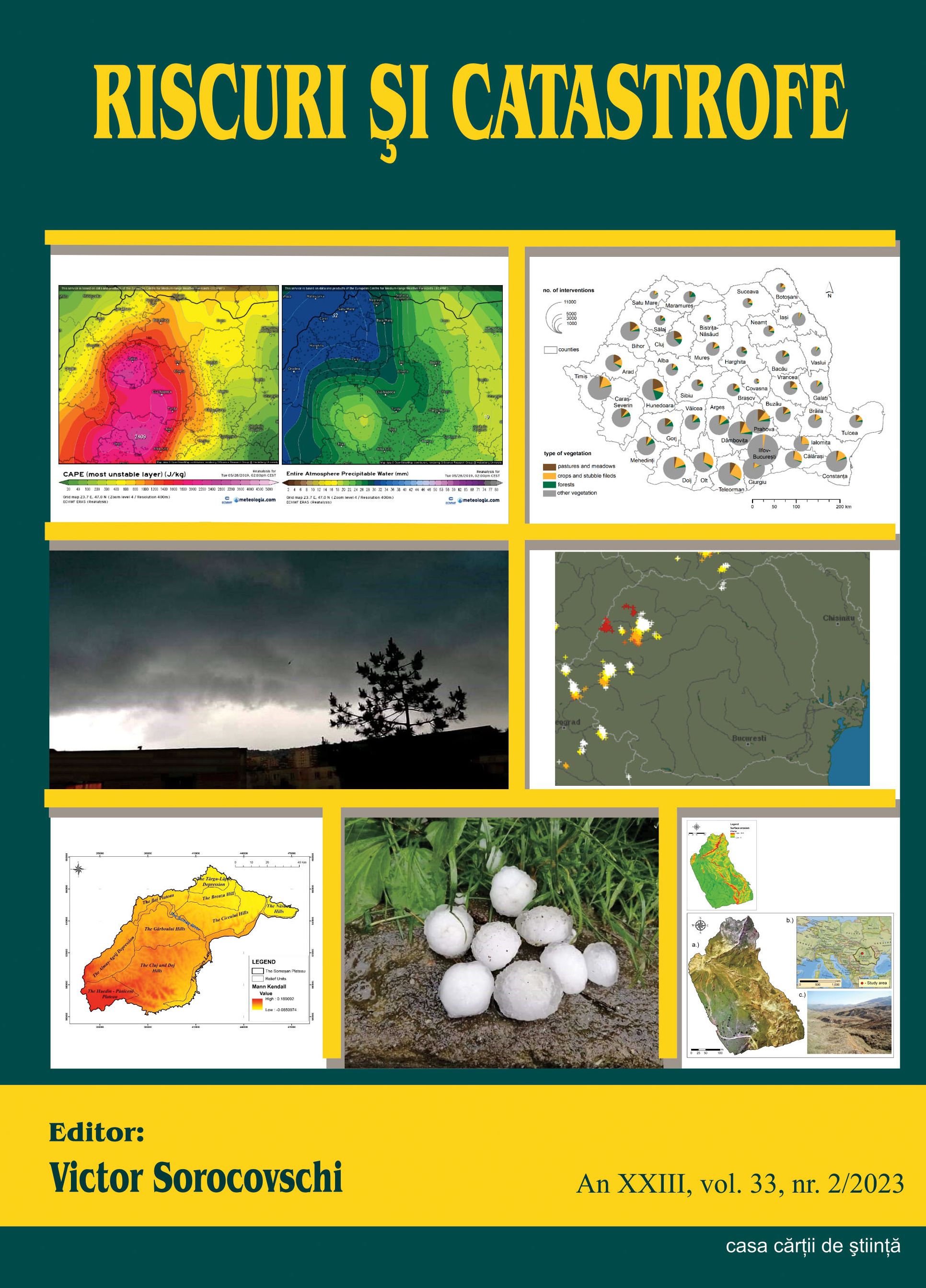 The impact of severe convective phenomena in Sălaj and Maramureş counties. Case study: Supercell on May 28th 2019. Cover Image