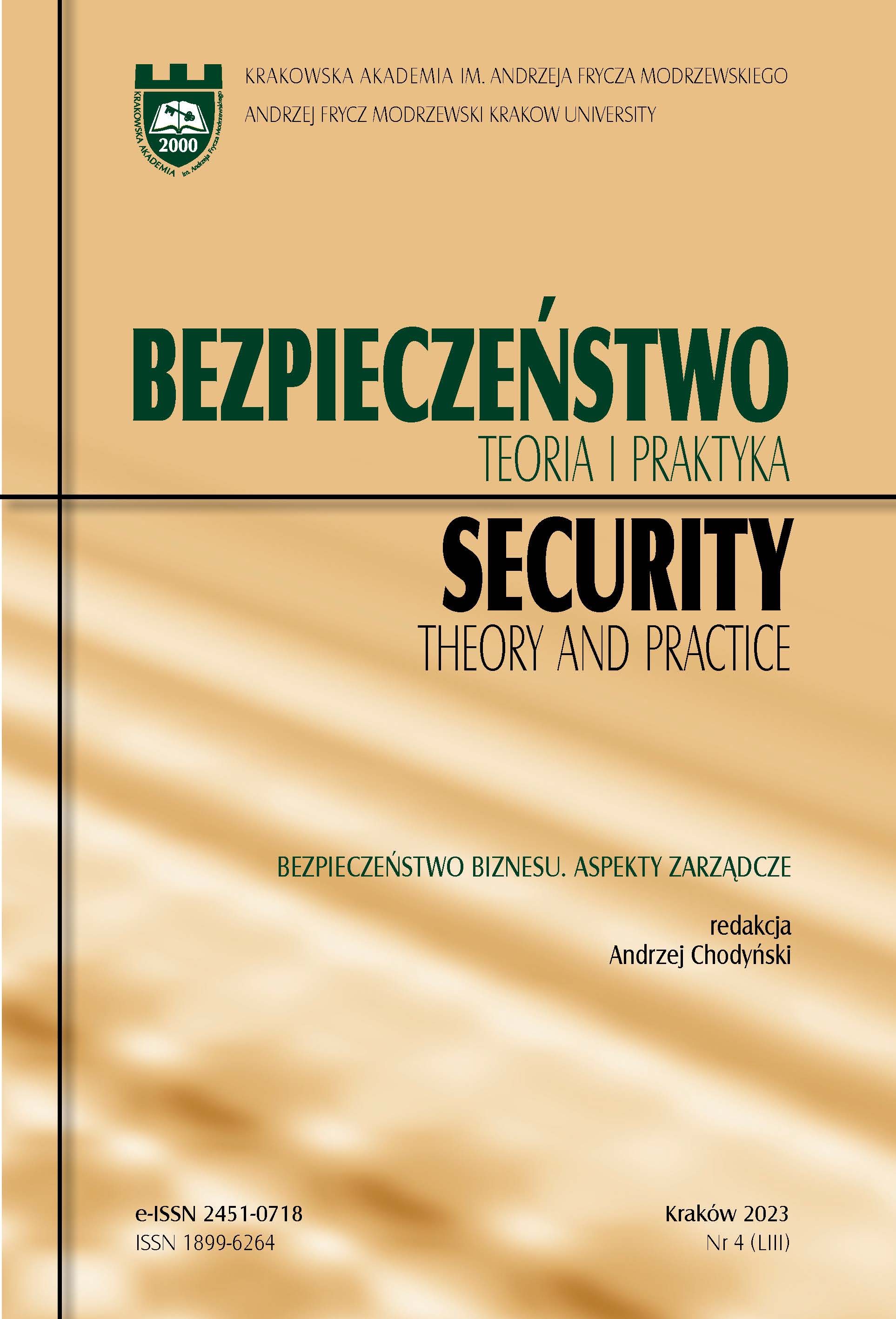 Data security practice in the accounting system in the light of empirical research Cover Image