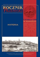 In the face of contemporary challenges of the humanities – the 59th volume of “Rocznik Przemyski. Historia” Cover Image