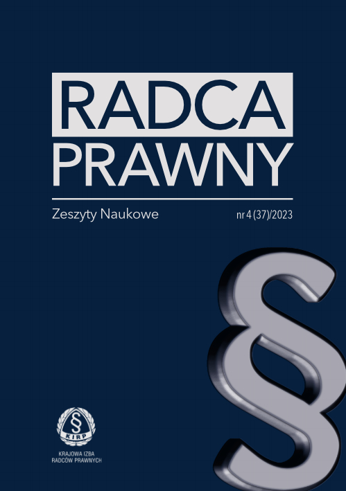 Gloss to the judgment of the Court of Appeals in Warsaw of June 14, 2023, case file no. II AKa 272/22 concerning compensation for undoubtedly wrongful detention (approving) Cover Image