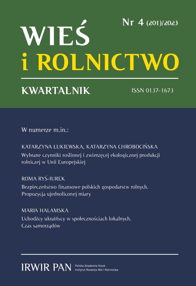 XXVII International Workshop of Agricultural Economists
(Krasnobród, 18–21 June 2023) Cover Image