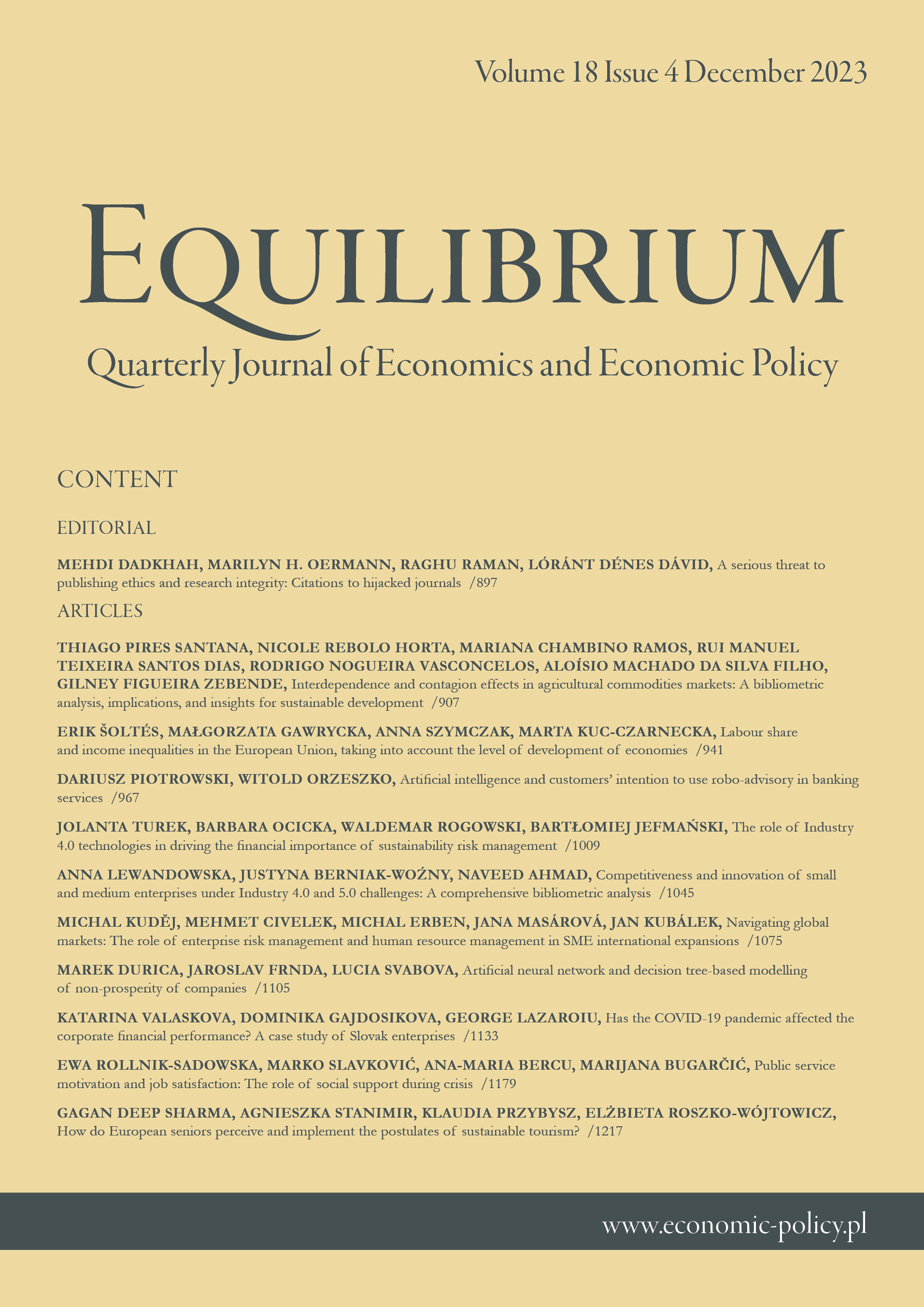 Labour share and income inequalities in the European Union, taking into account the level of development of economies