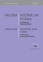 Greek proper names and their derivatives in Latin (“Latin–Latvian dictionary” material) Cover Image