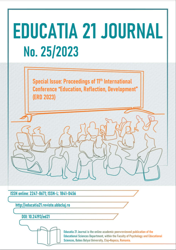 Teachers’ Opinion Regarding the Contribution of Outdoor Activities in the Development of Preschoolers’ Cognitive Skills Cover Image