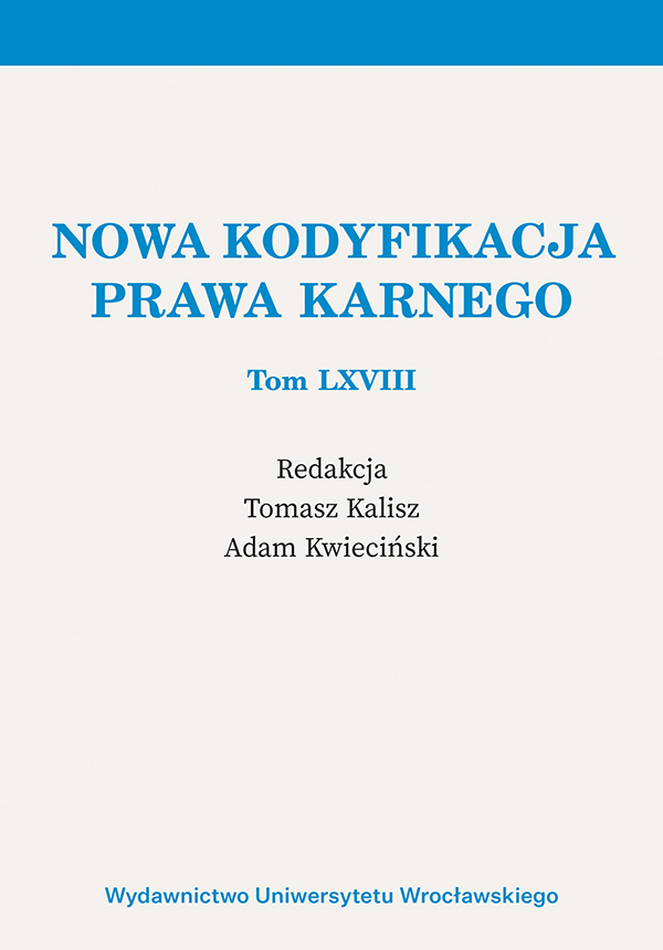 Obtaining the right to defence
in the light of Polish constitutional standards Cover Image