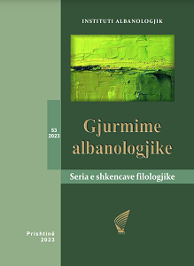 STUDY WITH NEW TRENDS ON ALBANIAN STANDARD AND LANGUAGE CULTURE Cover Image