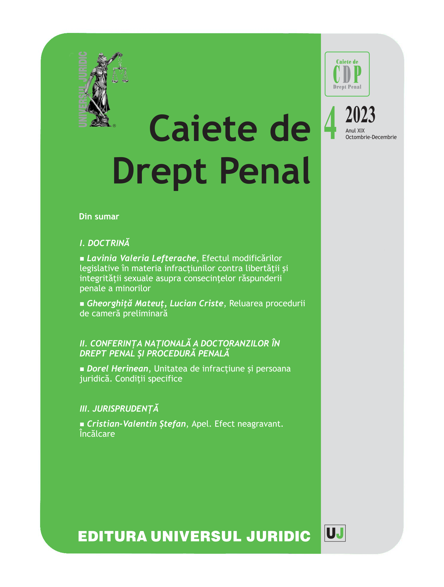 Resumption of the Preliminary Chamber Cover Image