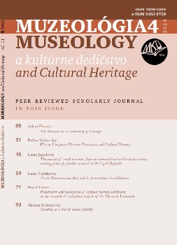 The Concept of Small Museums from an International and Local Perspective: Starting Points for Further Research in the Czech Republic