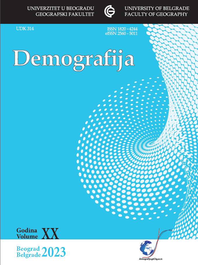 DEPOPULATION CLUSTER: SETTLEMENTS WITH 20 OR LESS INHABITANTS IN SERBIA Cover Image