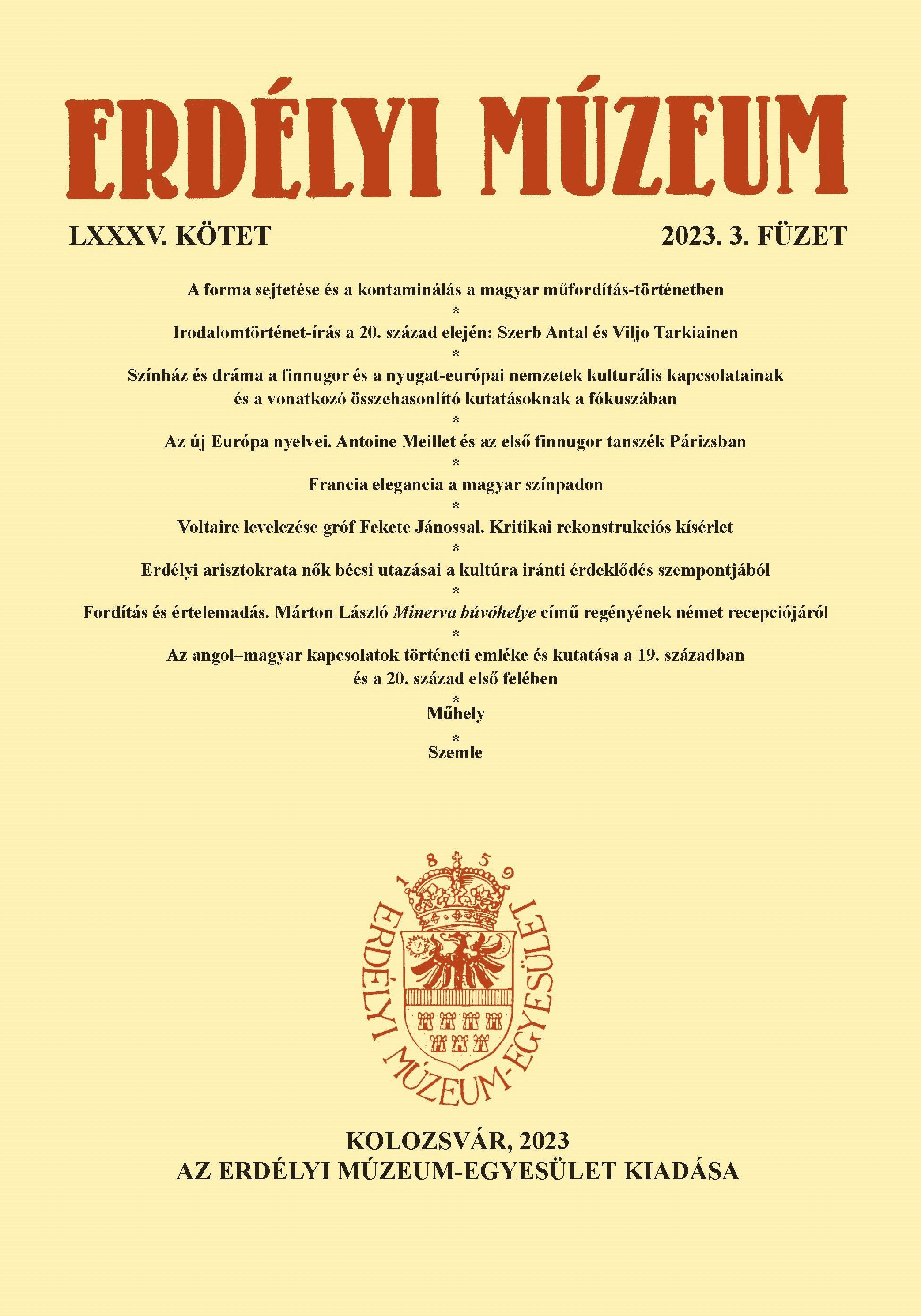 Színház és dráma a finnugor és a nyugat-európai nemzetek kulturális kapcsolatainak és a vonatkozó összehasonlító kutatásoknak a fókuszában