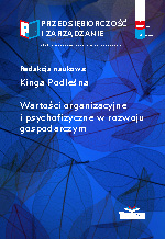 Wartości psychofizyczne turystyki żeglarskiej
jako jednej z form turystyki kwalifikowanej