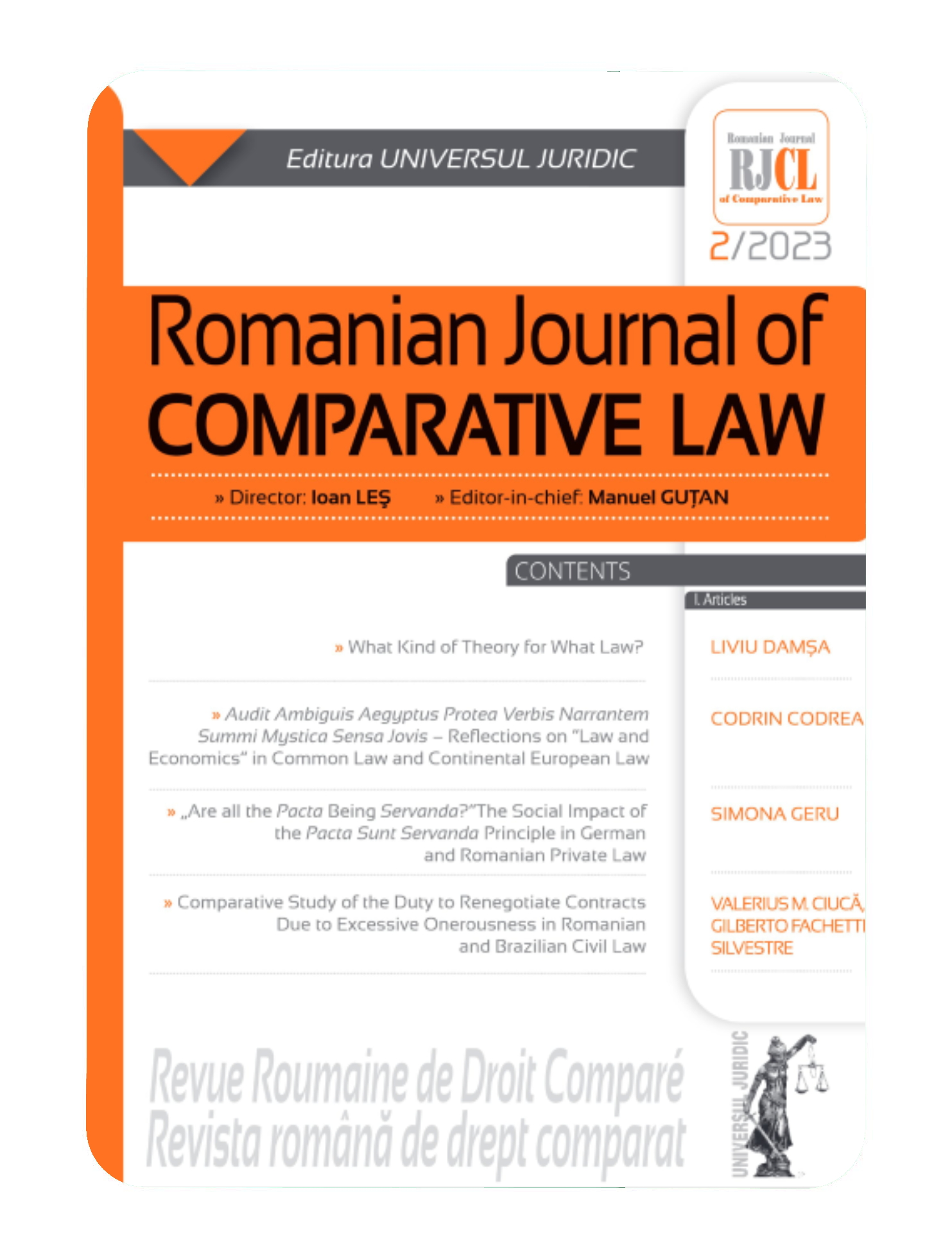 Comparative Study of the Duty to Renegotiate Contracts Due to Excessive Onerousness in Romanian and Brazilian Civil Law Cover Image