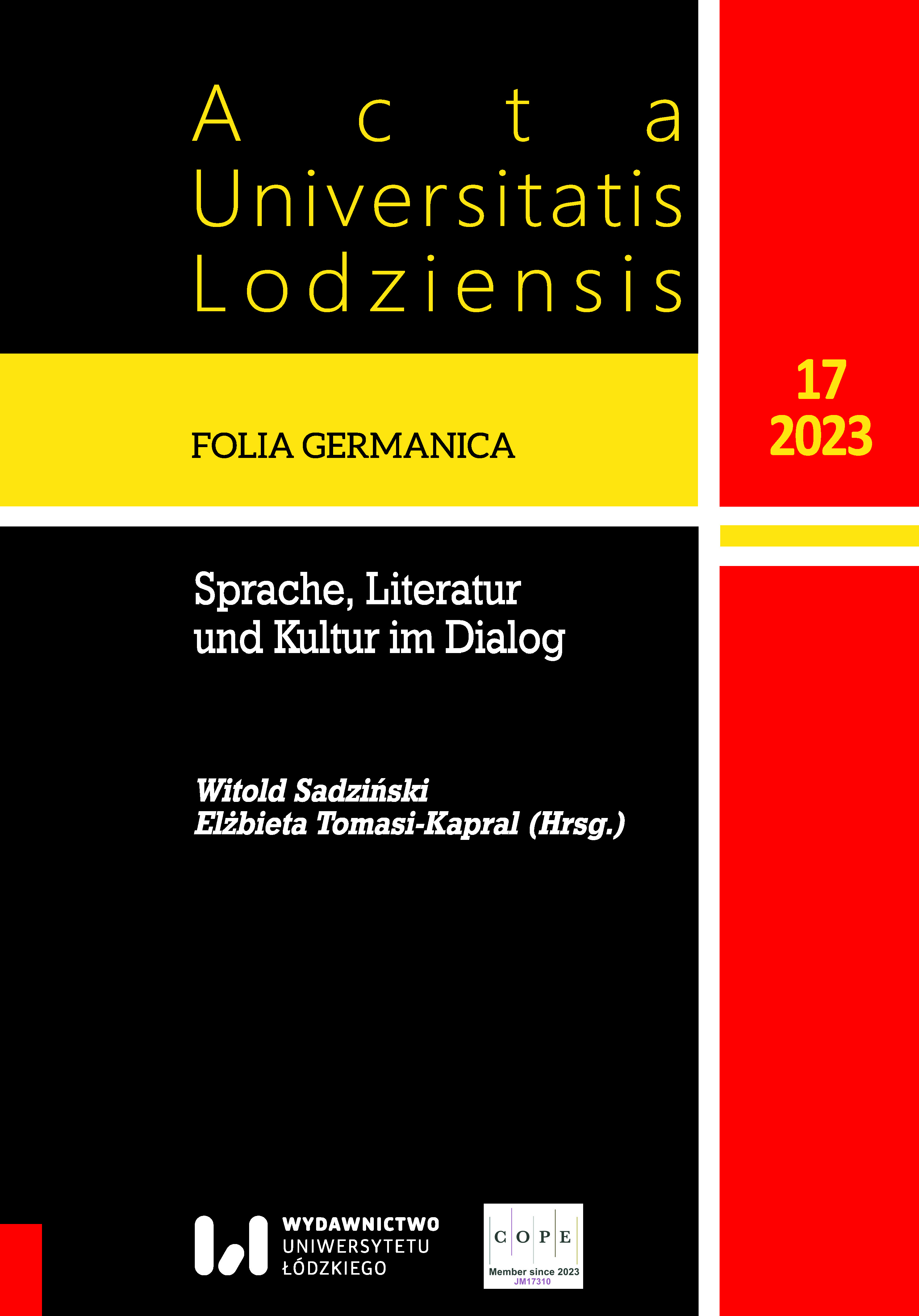 The role of time in the context of Nazi terror: An analysis of Stefan Zweig’s The Royal Game Cover Image