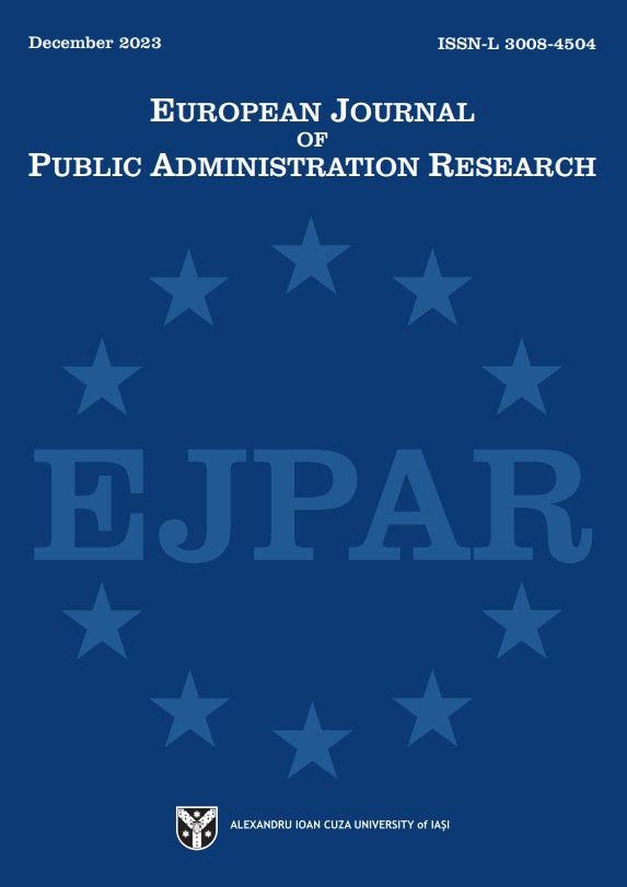 A BIBLIOMETRIC ANALYSIS OF PUBLICATION ON PERFORMANCE MANAGEMENT IN PUBLIC INSTITUTIONS Cover Image