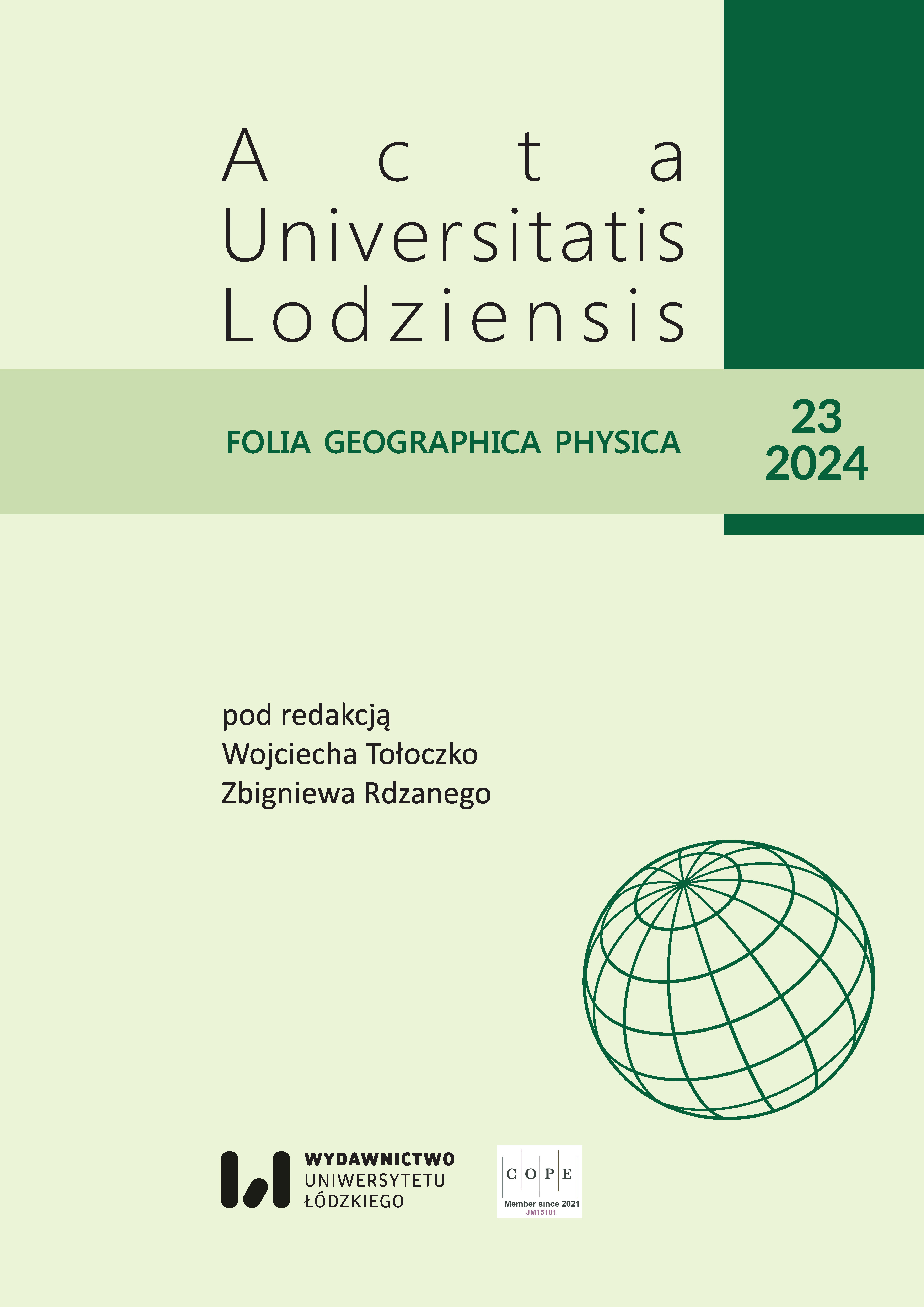 Changes in the frequency and persistence of the Vangengeim-Girs macro-circulation forms in the period 1979–2023 Cover Image