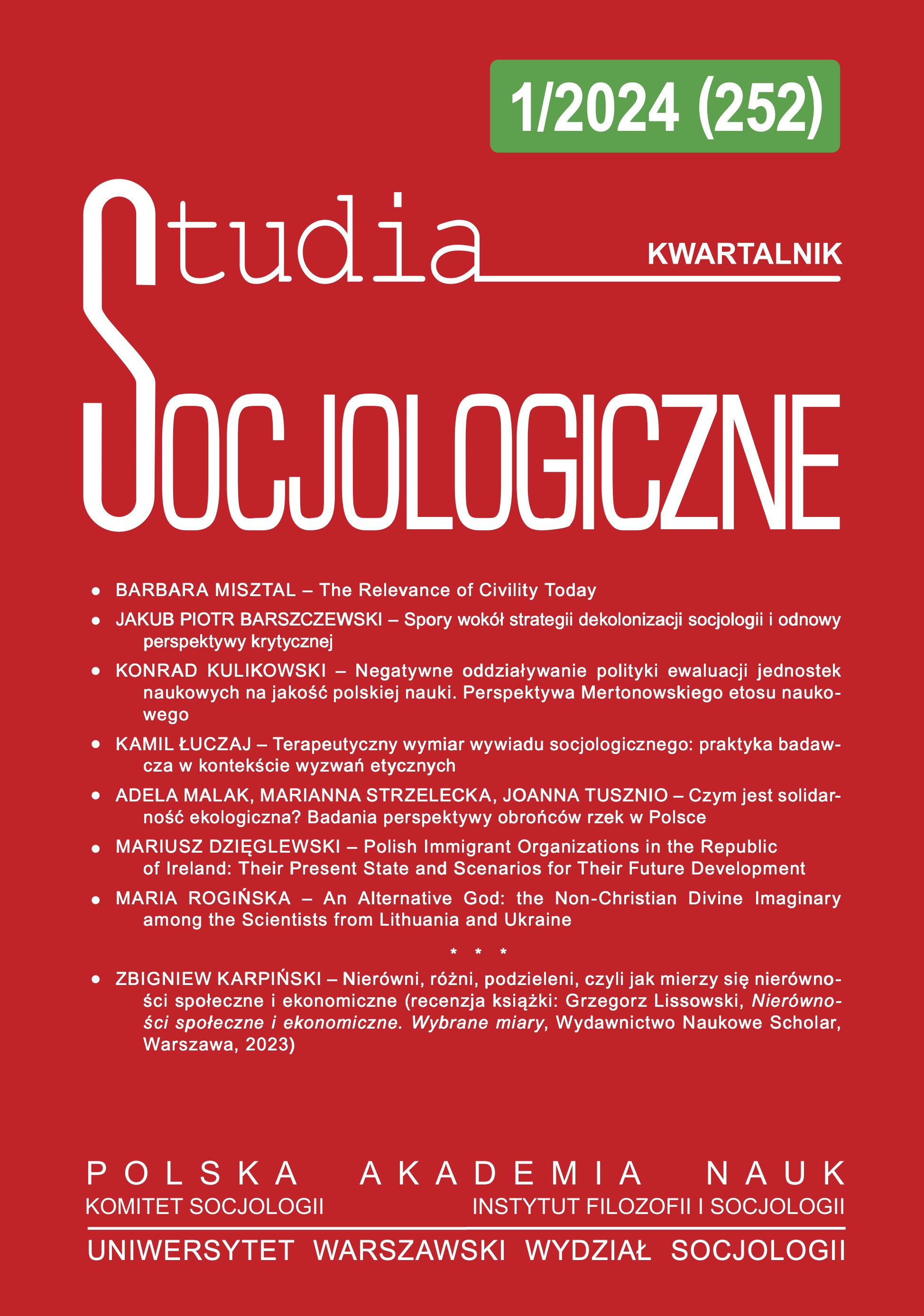 The Therapeutic dimension of Sociological interviews: Ethical challenges in Research Practice Cover Image