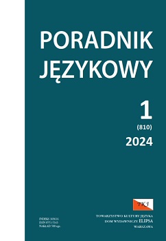 Emilia Wróblewska’s diaries for children as research material on the Polish language of the 19th-century Vilnius intelligentsia Cover Image