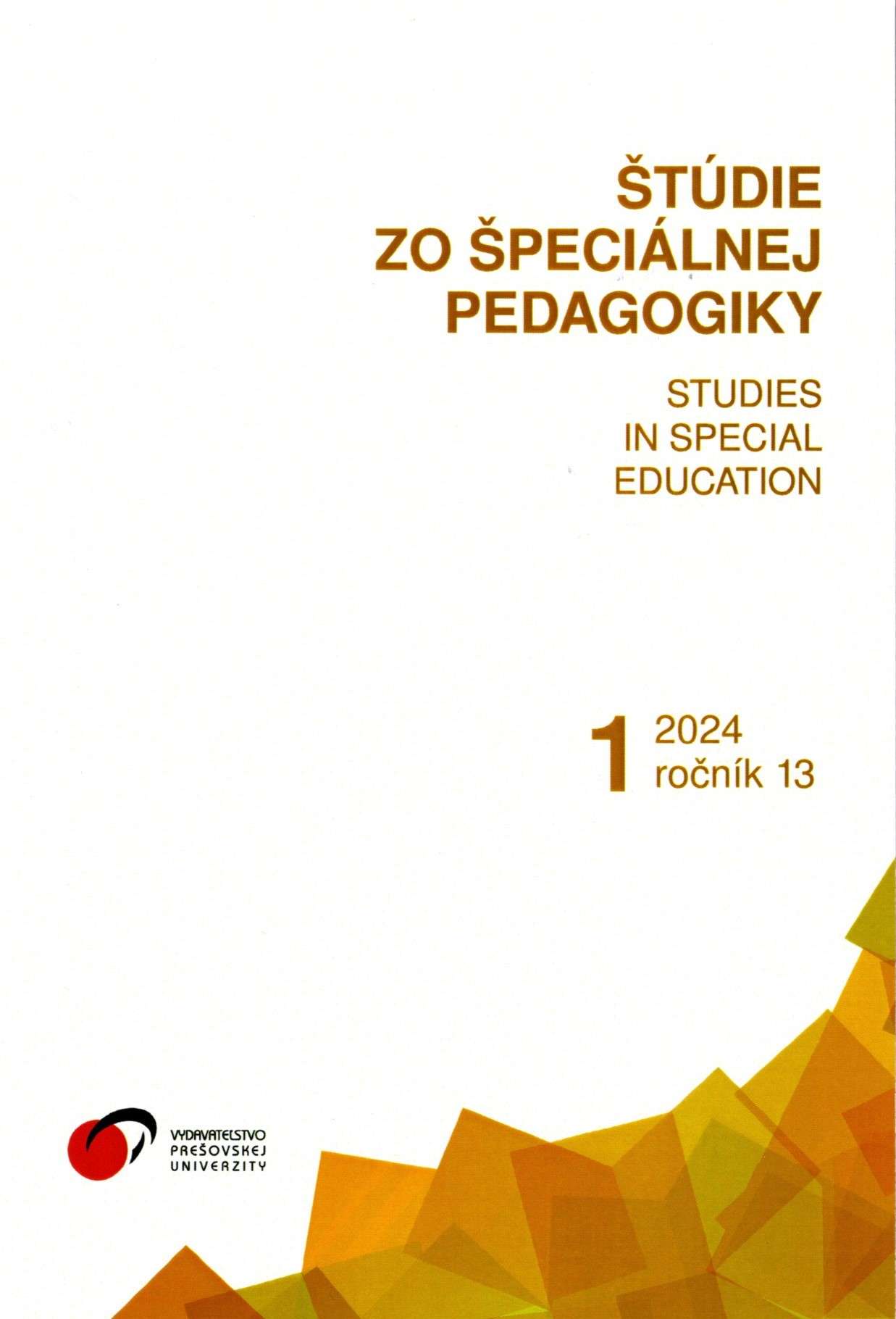 Cooperation as a fundamental pillar of special educationial needs provision in the conditions of schools with an inclusive approach Cover Image