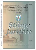 Successive Representation from Theory to Practice. Brief Observations on Some Jurisprudential Solutions on the Institution of Succession Representation Cover Image