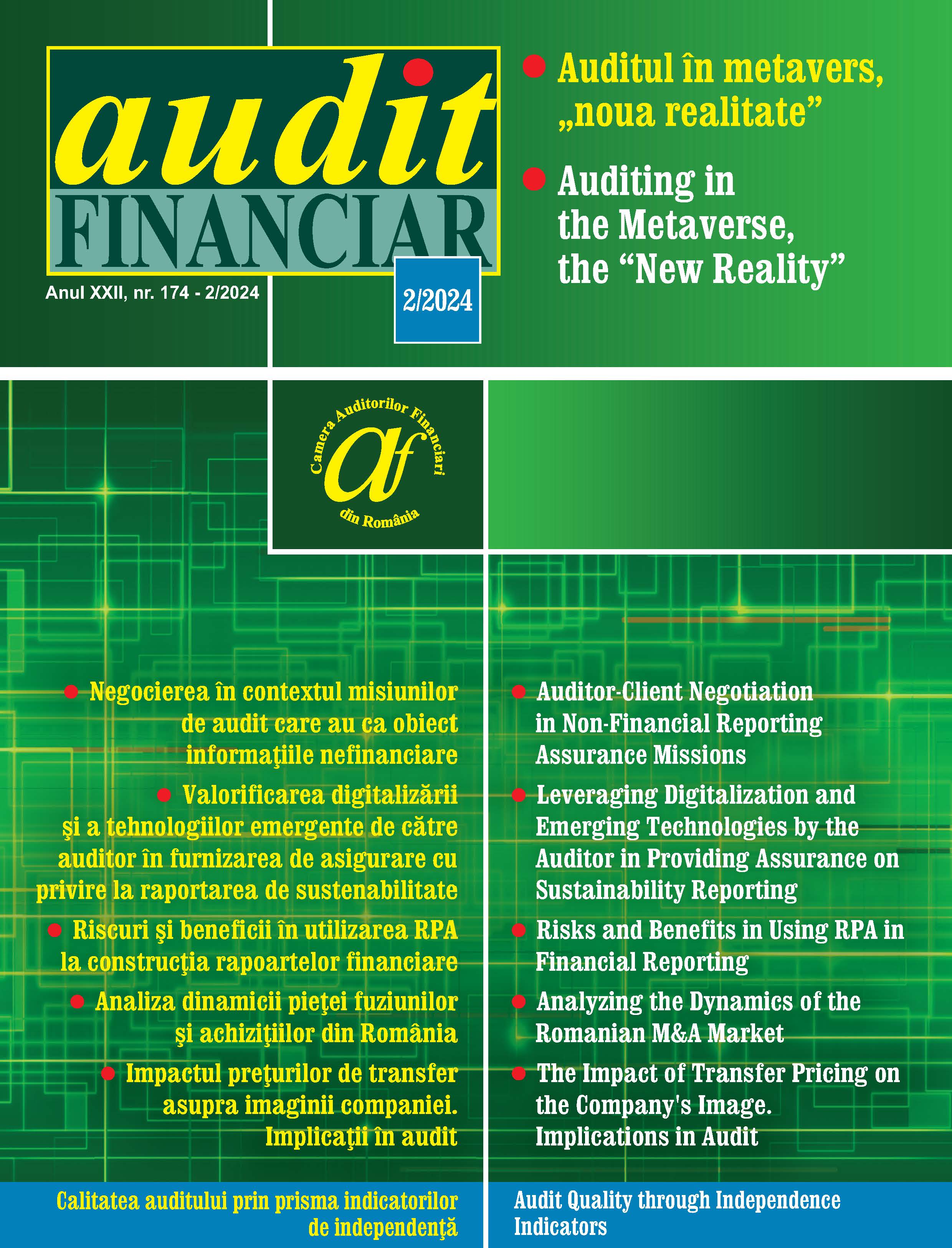 The Impact of Transfer Pricing on the Company’s Image. Implications in Audit Work Cover Image