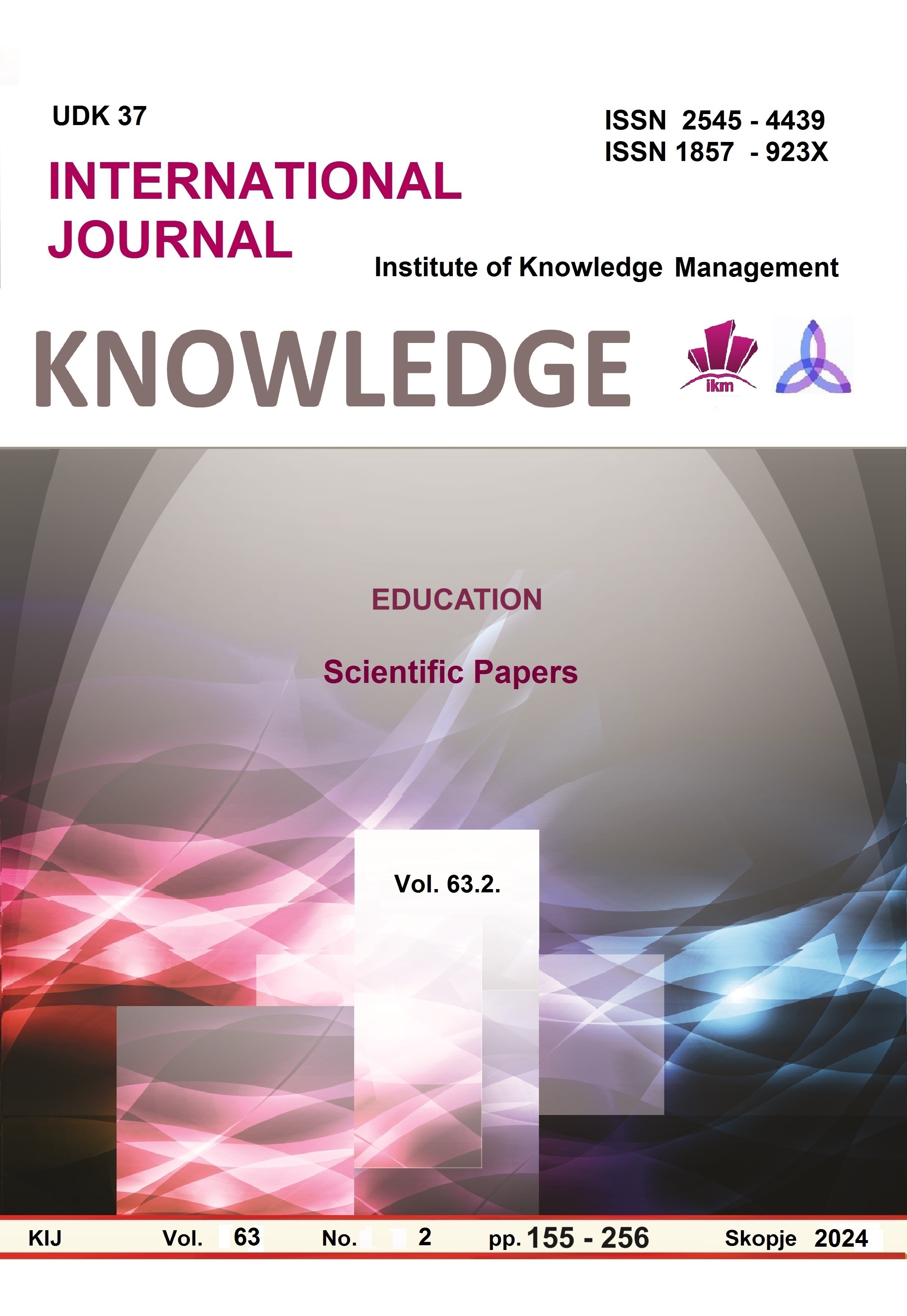 APPLICATION OF DIGITAL TEACHING METHODS AND TOOLS IN THE FIRST AND SECOND CYCLES OF PRIMARY SCHОOL Cover Image