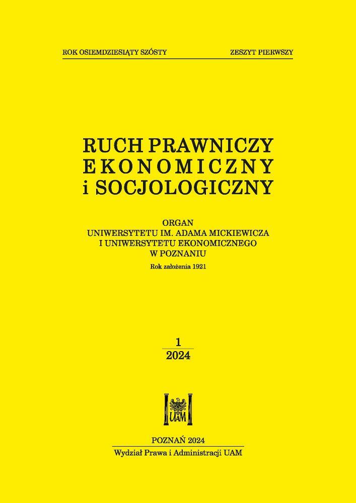 PERFORMATIVITY OF PROTEST STATEMENTS
IN A DEMOCRACY – ON THE EXAMPLE OF THE WOMEN’S PROTESTS IN POLAND Cover Image
