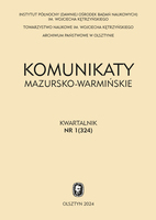 Okręgowa Komisja Badania Zbrodni Przeciwko Narodowi
Polskiemu w Olsztynie. 1965–1998