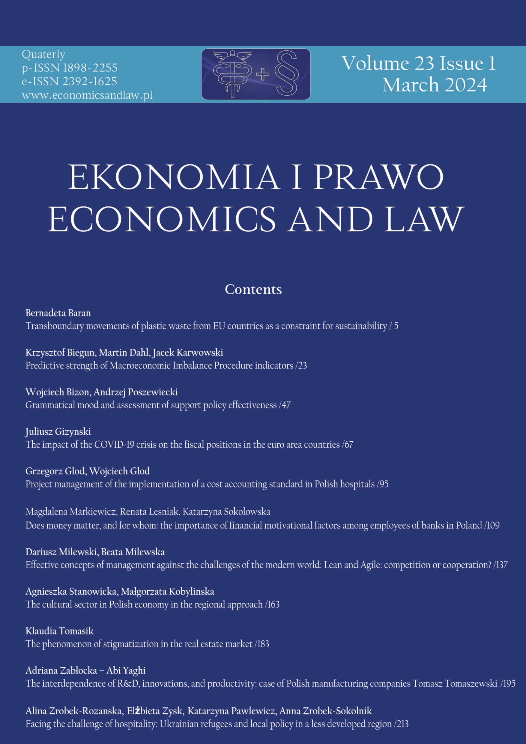 Facing the challenge of hospitality: Ukrainian refugees and local policy in a less developed region Cover Image