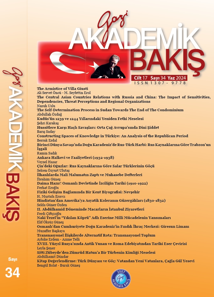 Reflections of the War of Independence on Naki Tezel’s Work Titled “Yıkılan Köprü” Cover Image