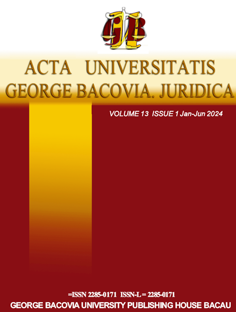 The material element of the offense of inducing or facilitating suicide according to the criminal legislation of the Republic of Moldova Cover Image