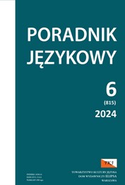 The Polish frequency dictionary on the centenary of its creator’s birth Cover Image